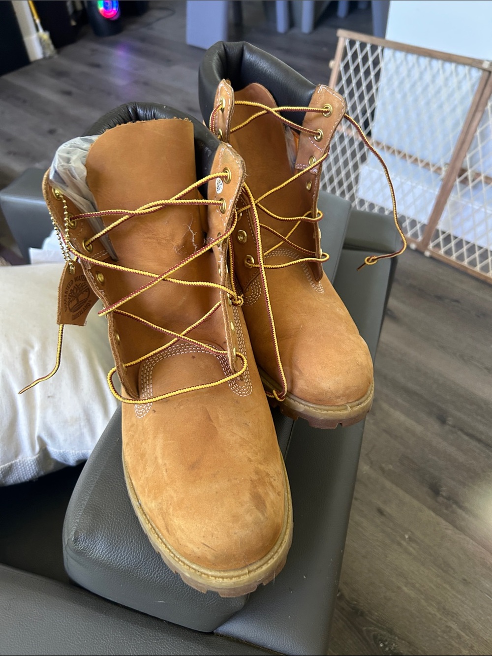 Timberland Wheat Nubuck Men's Work Boots